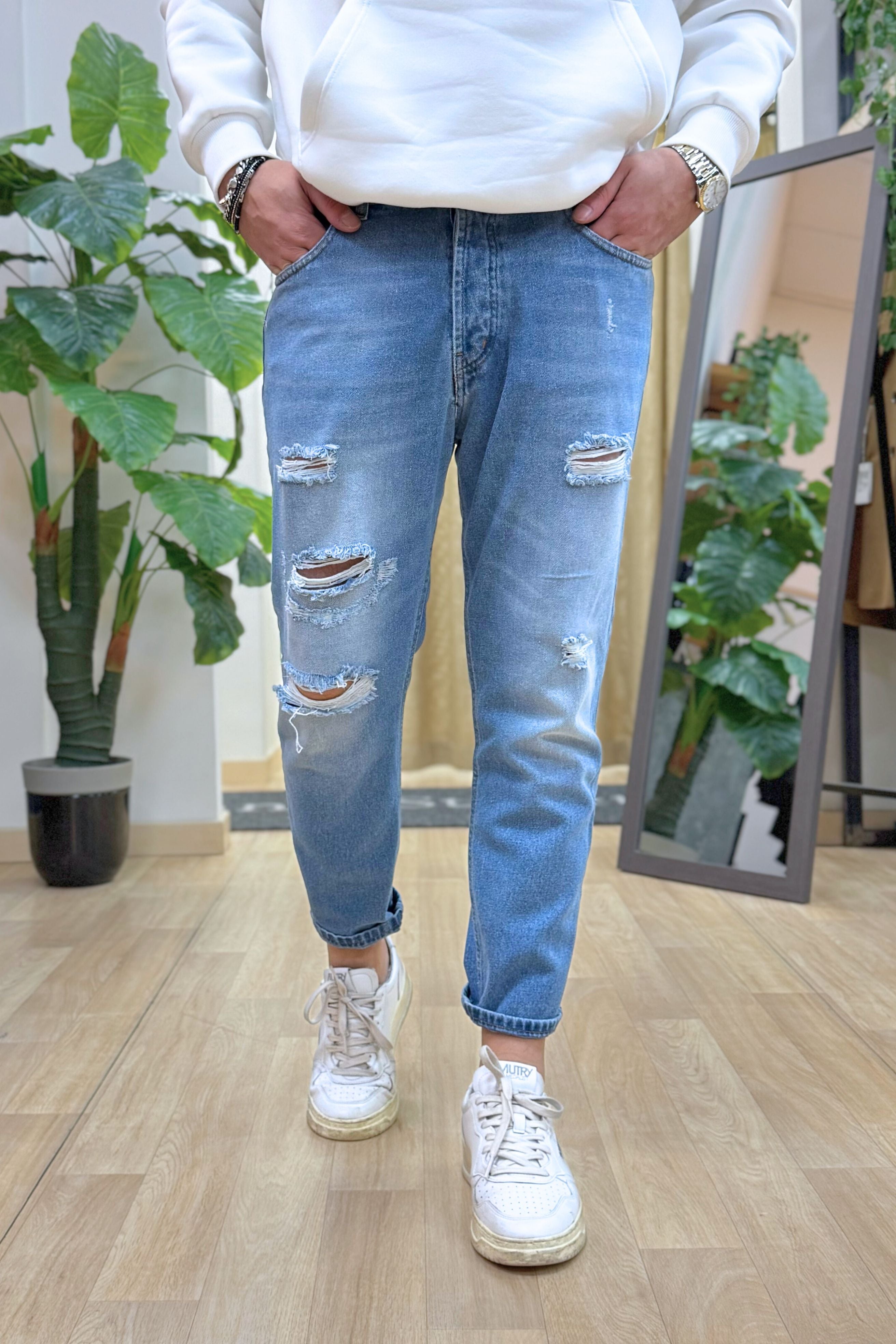 Jeans Rebel A Strappi