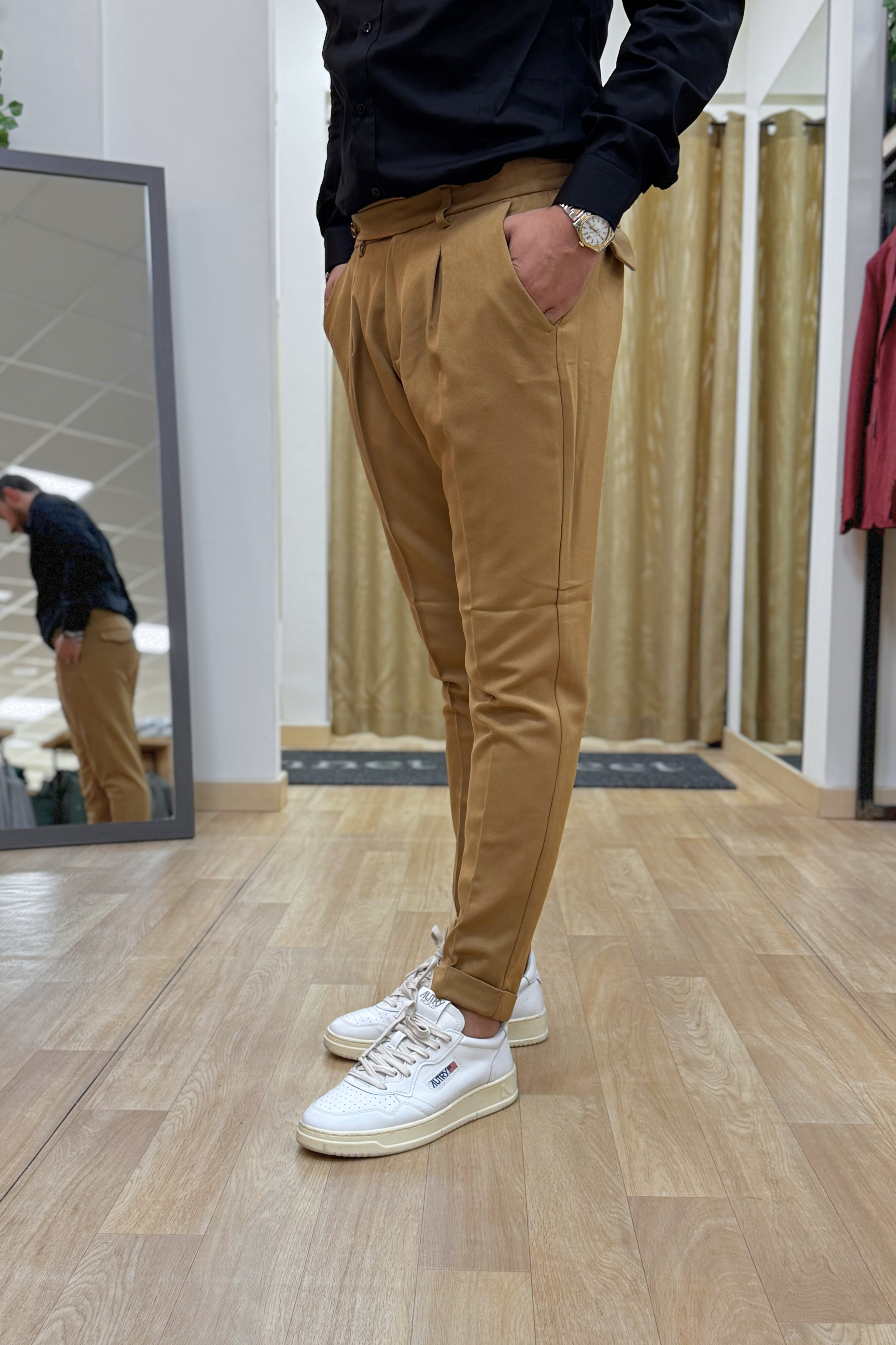 Pantalone Milano Capri Tabacco