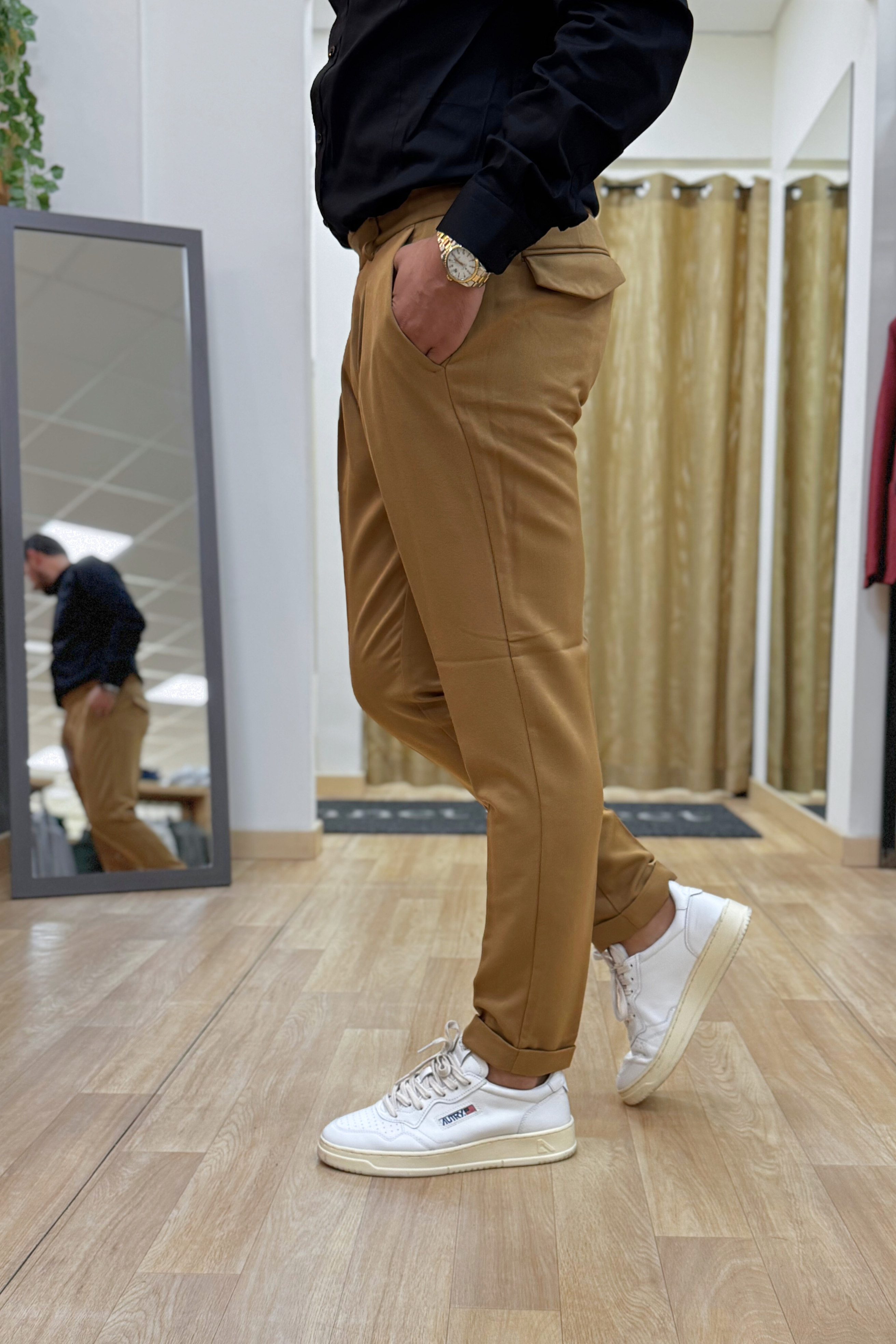 Pantalone Milano Capri Tabacco